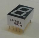 LA-601LL　ローム 7セグメント, 文字高 14.6mm, 単桁 LED 数字表示器, 赤